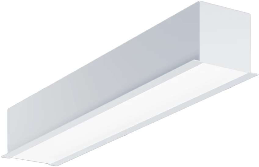 28W linijinis įleidžiamas šviestuvas AGAT SLIM LED, baltas, 4000K