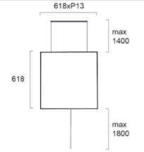 28W pakabinamas sieninis šviestuvas SHADOW, 3000K, juodas, 4222200