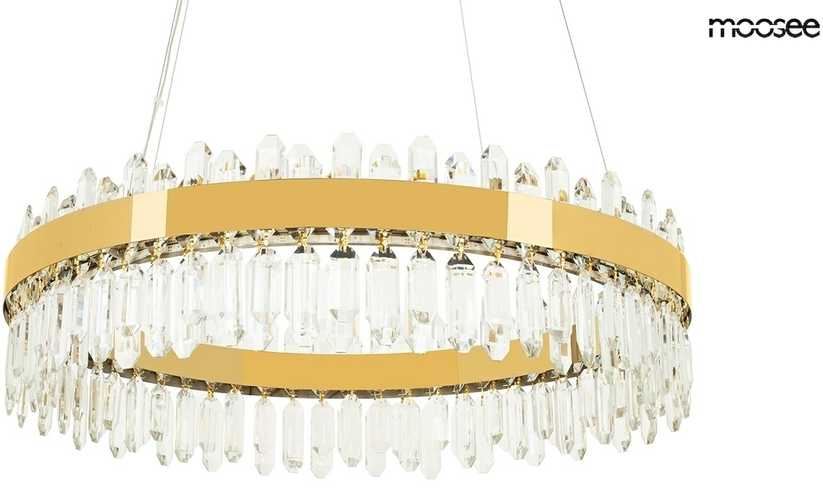 29W LED pakabinamas šviestuvas AMIRA 80, aukso sp., 3000K