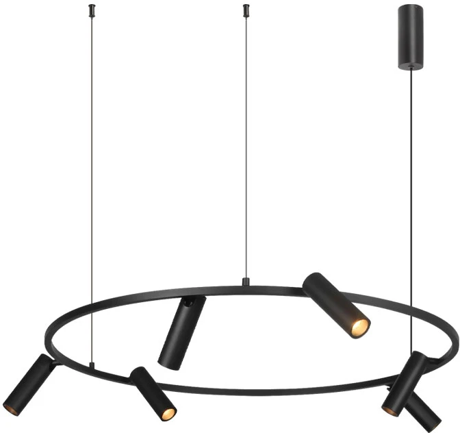 29W LED pakabinamas šviestuvas, juodas, 3000K, dimeriuojamas, 2635