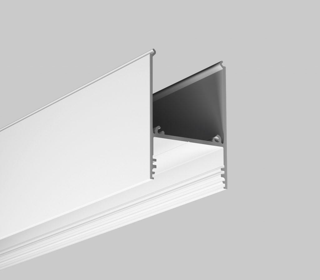 LED juostos profilis COMBO30-01, baltas, 2m