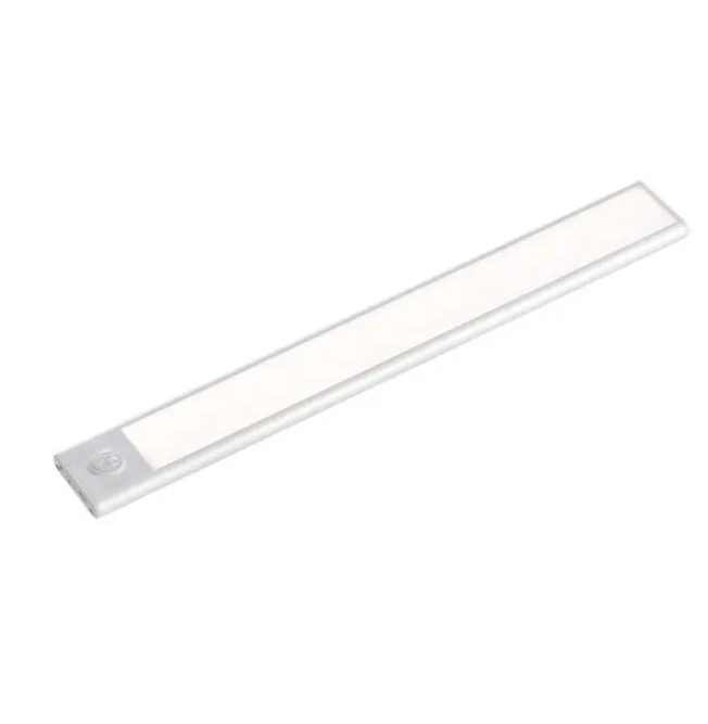 V-tac 2W LED įkraunamas linijinis paviršinis šviestuvas, 40cm, sidabro sp., 3000K, su judesio davikliu