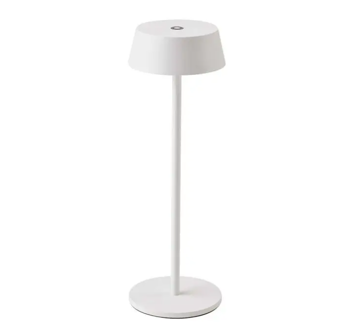 V-tac 2W LED įkraunamas stalinis šviestuvas, baltas, 3000K, dimeriuojamas