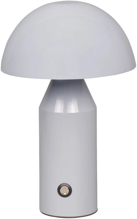 2W LED įkraunamas stalo šviestuvas DORBIA, pilkas, 3000/6500K, dimeriuojamas