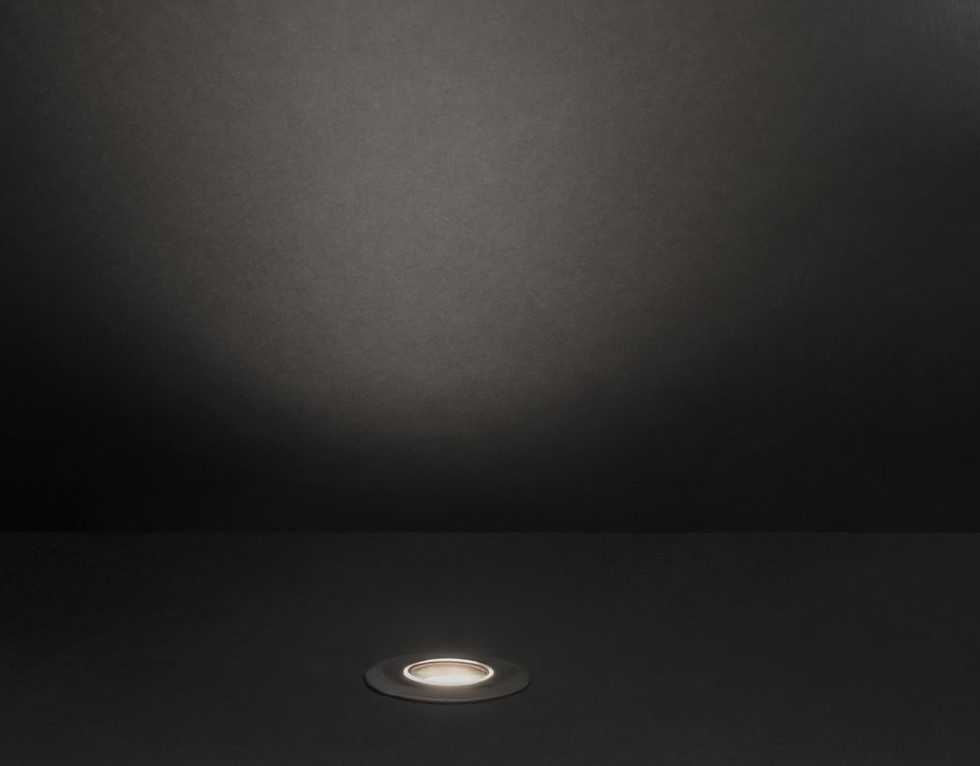 2W LED įleidžiamas lauko šviestuvas CNC 25 2.0 T, juodas, 3000K