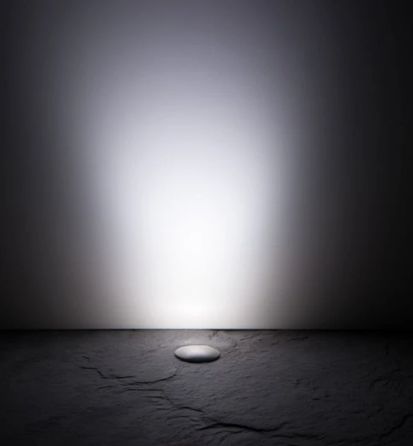 2W LED įleidžiamas lauko šviestuvas CNC 35 TOP L, pilkas, 3000K