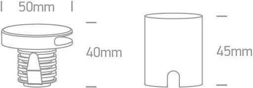 2W LED įleidžiamas sieninis lauko šviestuvas, baltas, 3000K, 68074/W/W