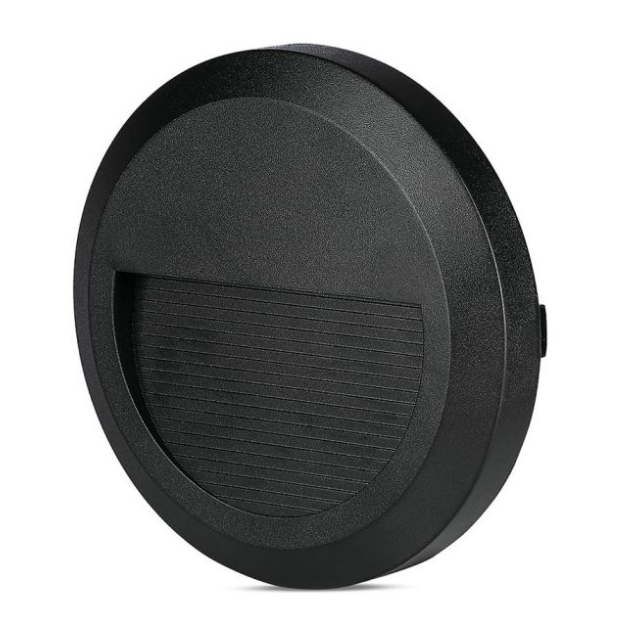 2W LED laiptų šviestuvas V-TAC, 4000K, IP65, juodas