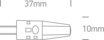 2W LED lemputė, G4, 3000K, 7101AL/W