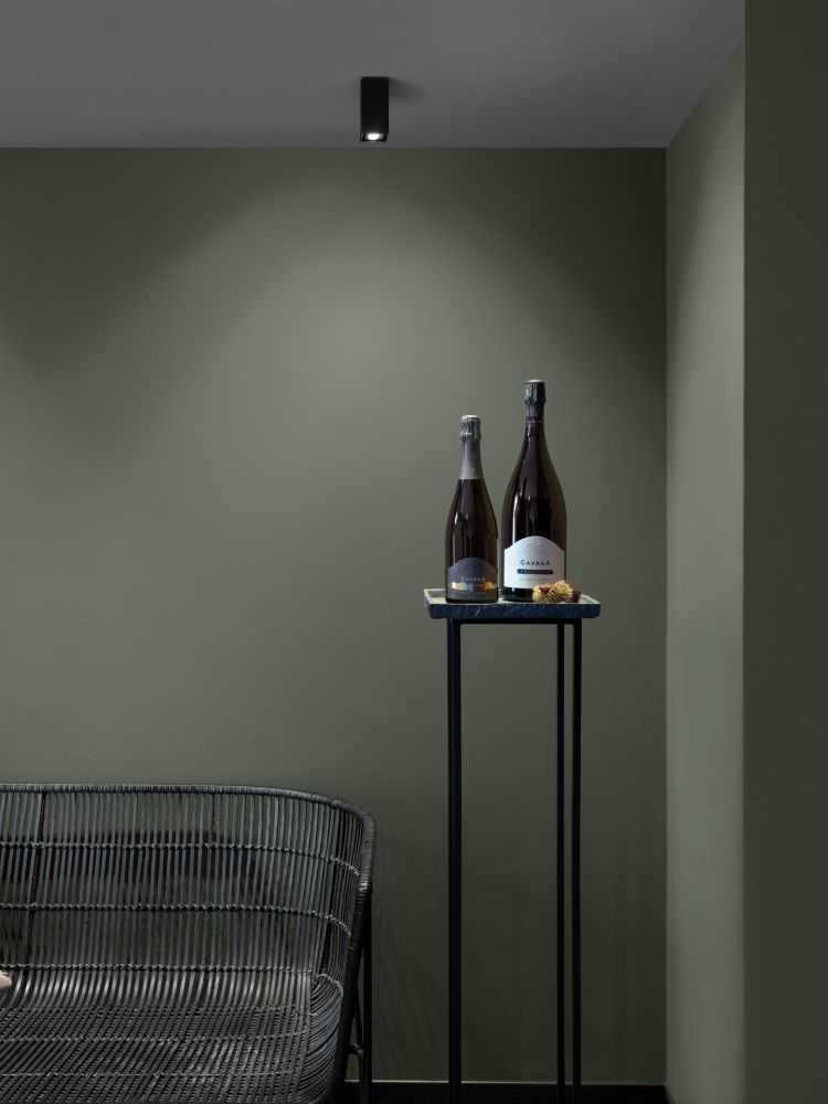 2W LED paviršinis šviestuvas KURA TOP X1, tamsiai pilkas, 3000K, 11x37°