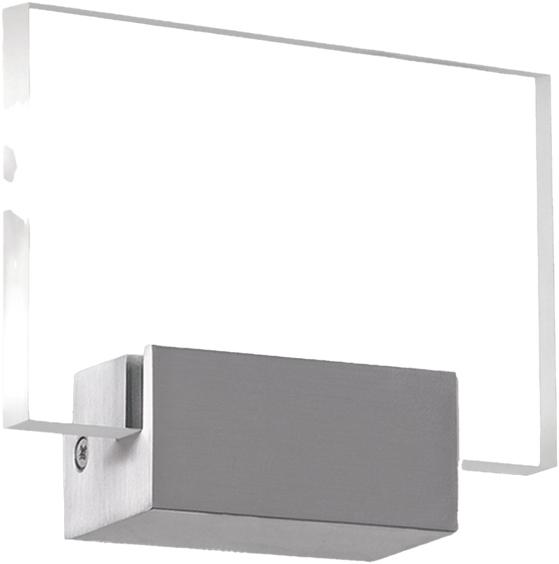 2W LED sieninis šviestuvas CUSTOM, matinės nikelio sp., 3000K, A3033101NS