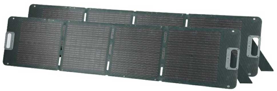 2x120W sulankstoma saulės panelė