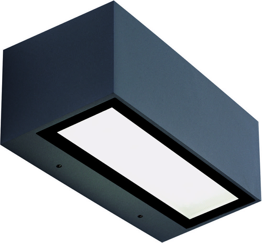 2x13W LED paviršinis lauko šviestuvas, tamsiai pilkas, 3000K, E261