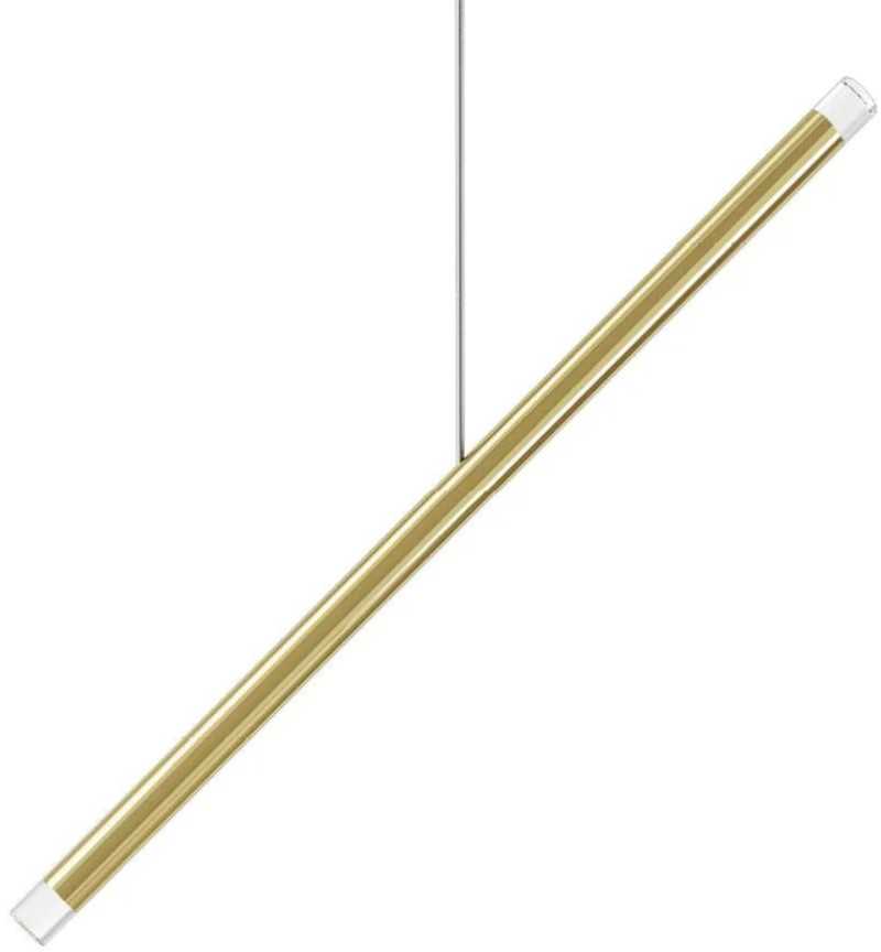 2x1W LED pakabinamas šviestuvas A-TUBE NANO DUO, aukso sp., 2700K, dimeriuojamas