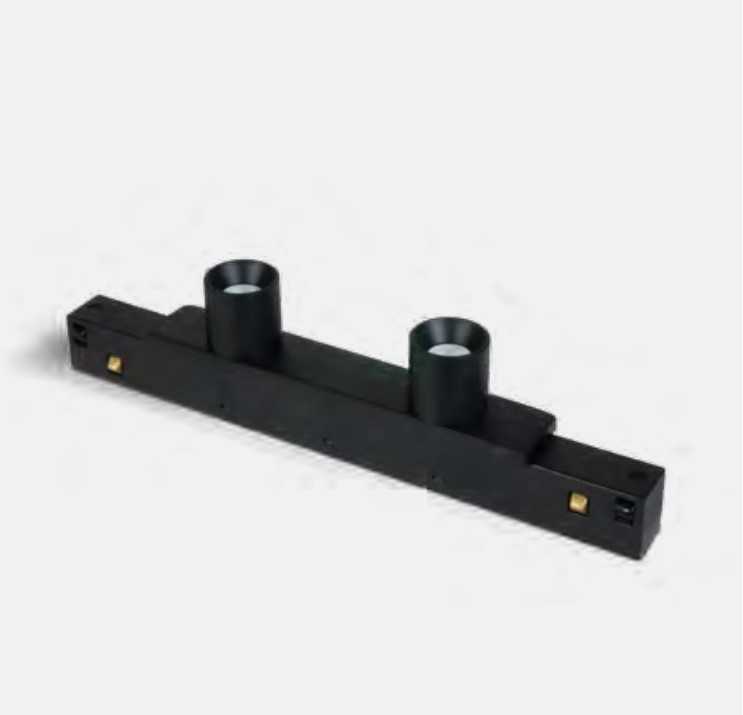 2x2W LED šviestuvas į magnetines sistemas ONELIGHT MINI/MIDI, juodas, 3000K, 42128A/B/W