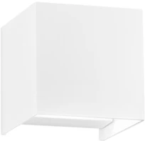 Sieninis šviestuvas 2x5W LED sieninis fasado šviestuvas ALFA, baltas, CCT, IP54