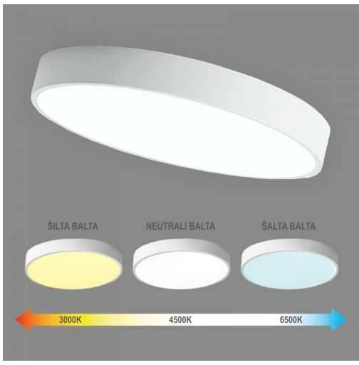 Lubinis šviestuvas TOPE Lubinis baltas LED šviestuvas "BOSTON" 2x60W