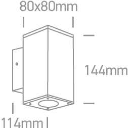 2x6W LED cilindro formos šviestuvas, juodas, 3000K, 67138A/B/W