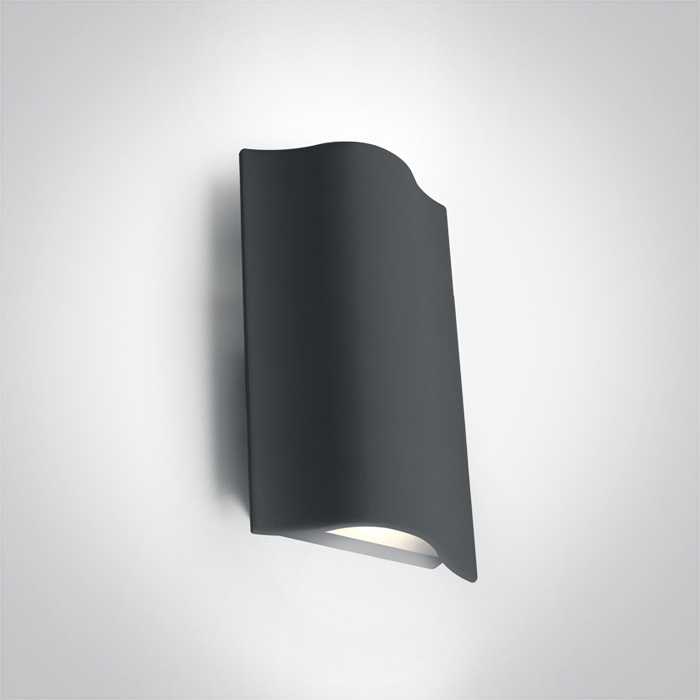 2x6W LED paviršinis lauko šviestuvas, antracito sp., 3000K, 67422A/AN/W