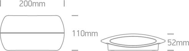 2x6W LED sieninis šviestuvas, antracito sp., 3000K, 67378A/AN/W