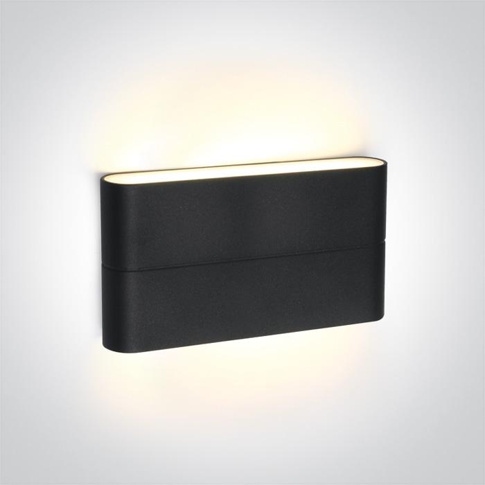 2x6W LED paviršinis lauko šviestuvas, antracito sp., 3000K, 67376A/AN/W