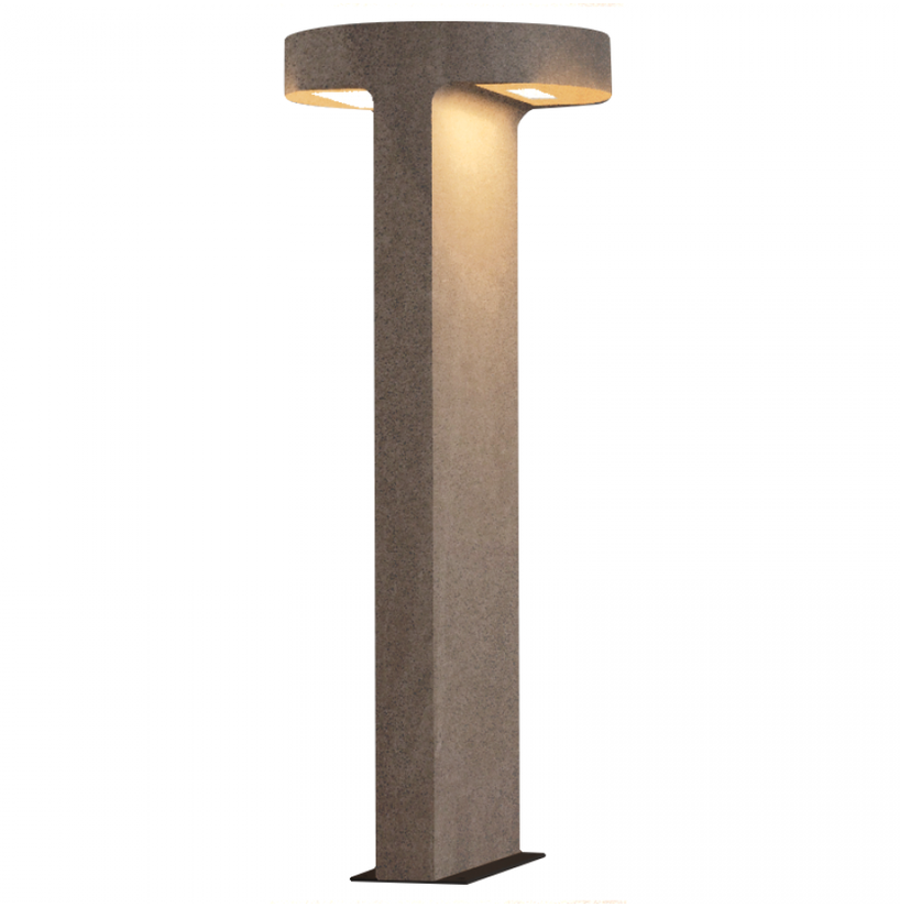 2x8W LED pastatomas lauko šviestuvas, pilkas, 3000K, IP65, E384