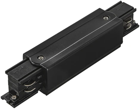 3 fazių bėgelio sujungimas RAIL, juodas