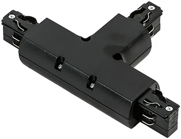 3 fazių bėgelio T formos sujungimas, juodas