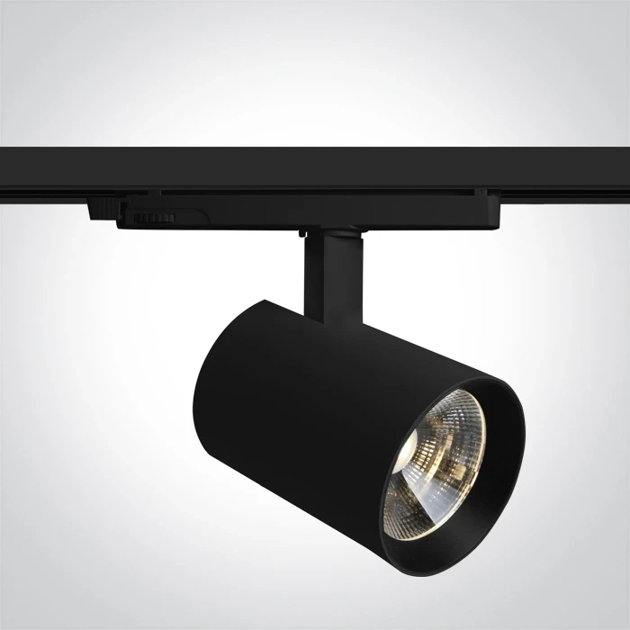 30/40W LED akcentinis šviestuvas į 3 fazių bėgelius, juodas, 3000/3500/4000K, 65670CT/B/V