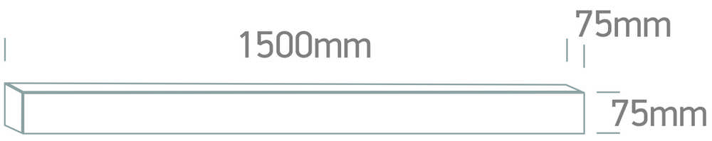 30-50W LED linijinės sistemos šviestuvas, juodas, 3000/4000/5000K, 38161A/B/V