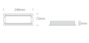 300W LED maitinimo šaltinis, 24V, IP67, 89300VP
