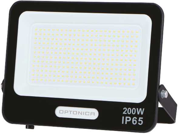 300W LED prožektorius, juodas, 4000K