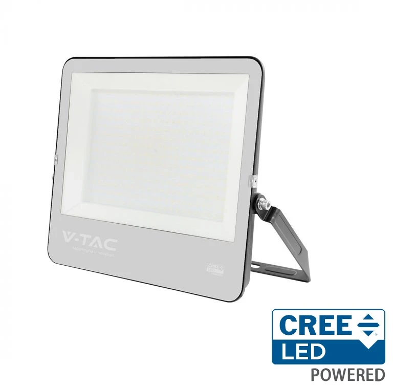 V-tac 300W LED prožektorius, juodas, 6500K, CREE LED chip