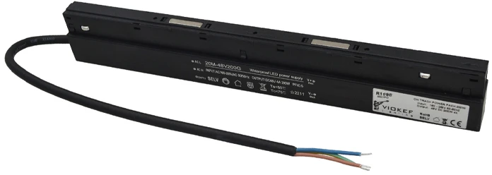 300W maitinimo šaltinis magnetinėms sistemoms VIOKEF MAGNETIC, 48V, juodas, R1116