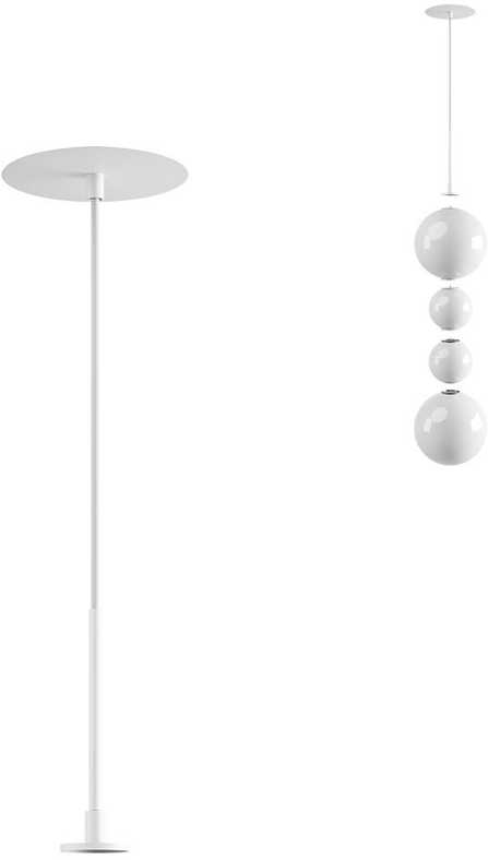30W įleidžiamo montavimo LED šviestuvo korpusas BILIA, baltas, IP44, dimeriuojamas, gaubtai parduodami atskirai, SKBR01SWH