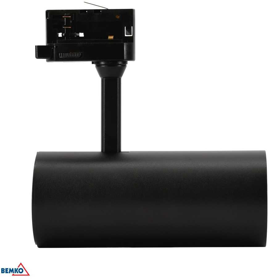 Bemko 30W LED akcentinis šviestuvas į 3 fazių bėgelį VERKO, juodas, 4000K