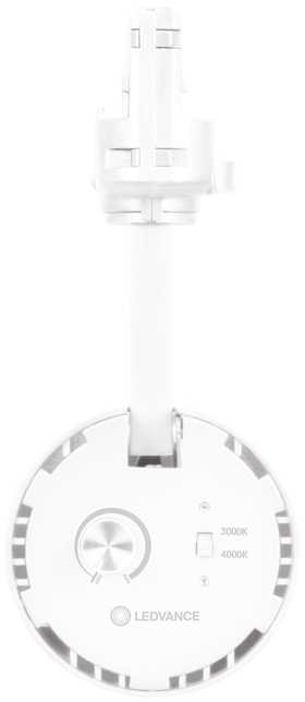 30W LED akcentinis šviestuvas į 3 fazių bėgelius TRACKLIGHT SPOT ZOOM, baltas, 3000/4000K, 21-50°, dimeriuojamas