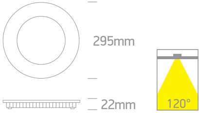 30W LED įleidžiama panelė, juoda, 3000/4000/5700K, 10130FA/B/V