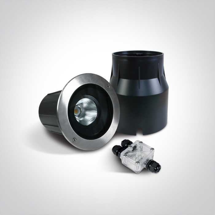 30W LED įleidžiamas į žemę šviestuvas, nerūdijančio plieno sp., 3000K, 69054A/W