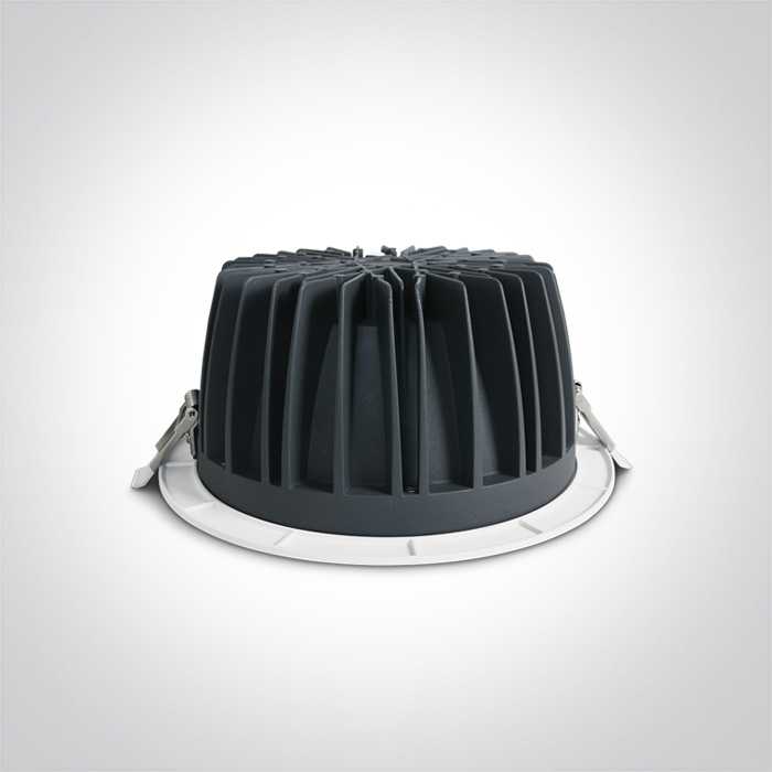 30W LED įleidžiamas šviestuvas, baltas, 3000K, 10130CA/W/W