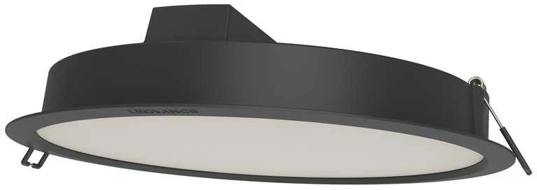 Ledvance 30W LED įleidžiama panelė DOWNLIGHT IP44 GEN2, juoda, 3000K, 100°