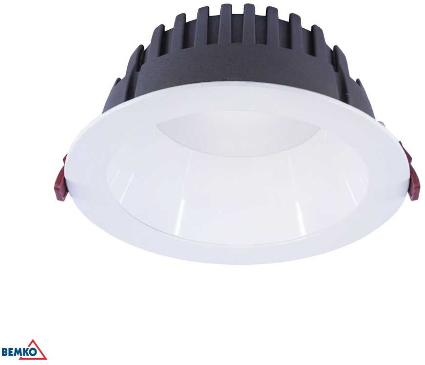Bemko 30W LED įleidžiamas šviestuvas FALED, baltas, 4000K, IP44/IP20