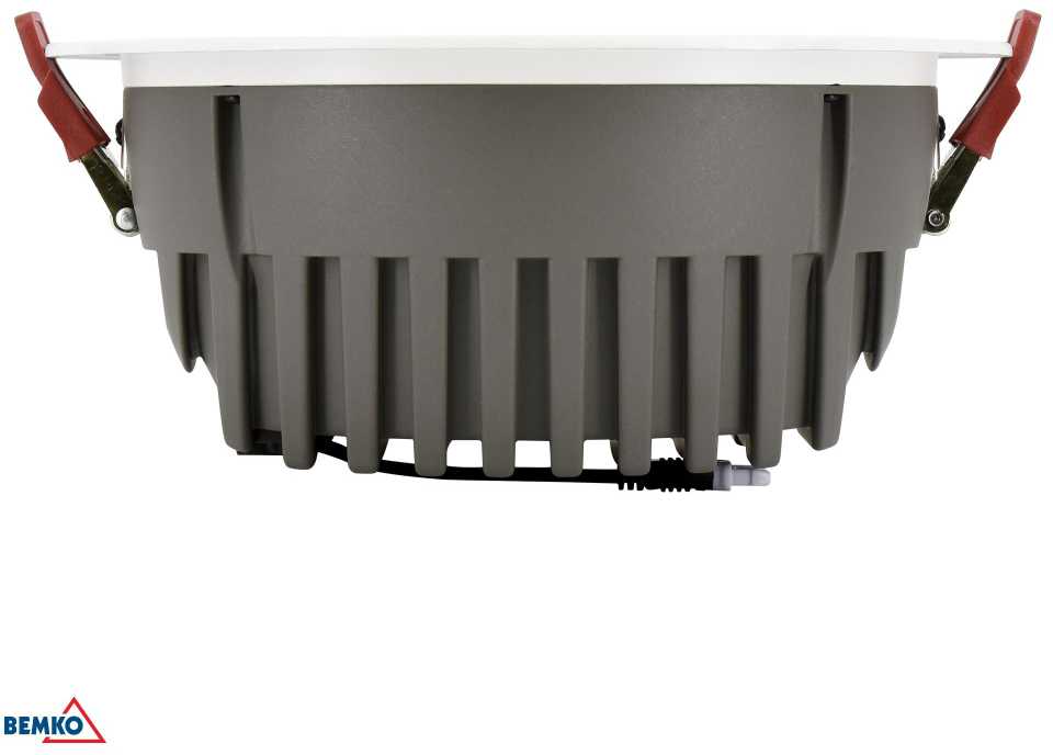 Bemko 30W LED įleidžiamas šviestuvas FALED, baltas, 3000K, IP44/IP20