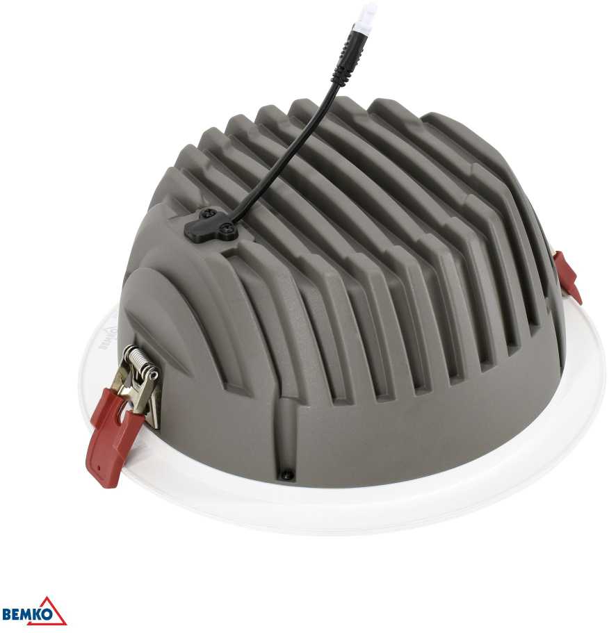 Bemko 30W LED įleidžiamas šviestuvas FALED, baltas, 3000K, IP44/IP20