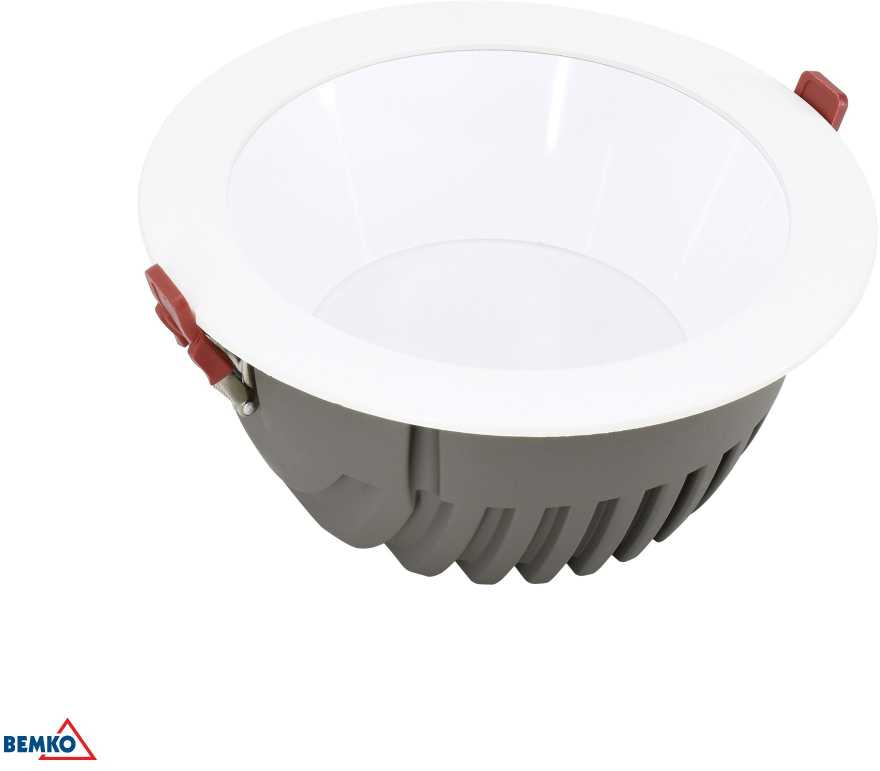 Bemko 30W LED įleidžiamas šviestuvas FALED, baltas, 3000K, IP44/IP20