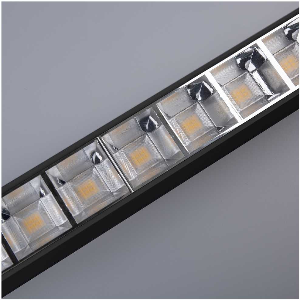 30W LED linijinis šviestuvas KOLINE K2, juodas, 3000/4000/6500K, UGR19
