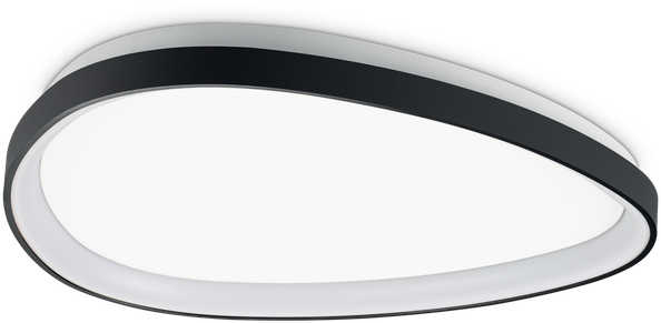 30W LED lubinis šviestuvas GEMINI, juodas, 4000K, 372075
