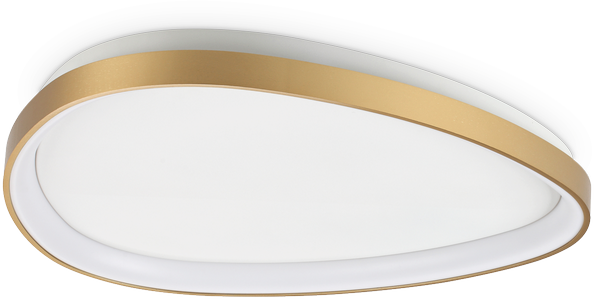 30W LED lubinis šviestuvas GEMINI, žalvario sp., 2700K, 341484