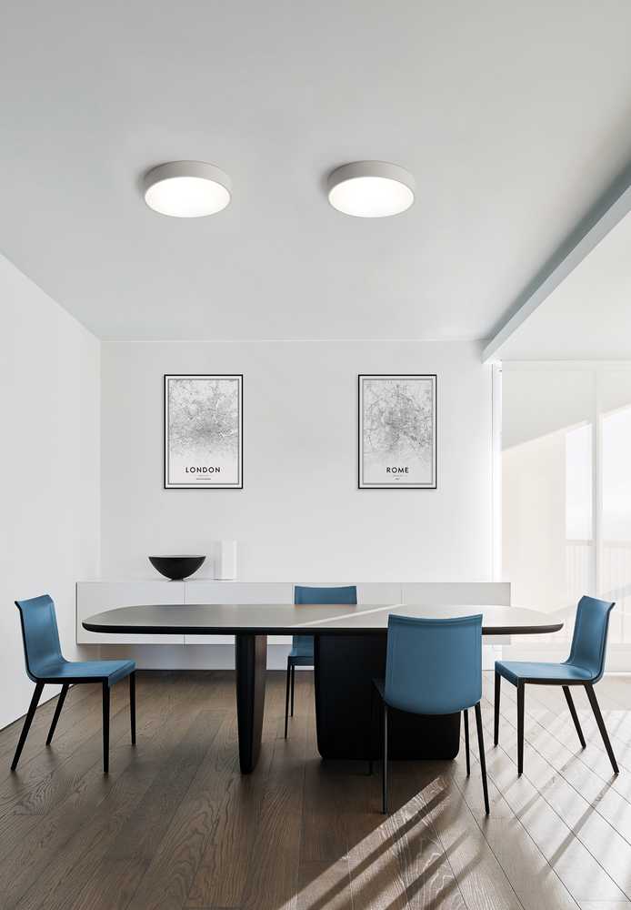 30W LED lubinis šviestuvas ISIA, baltas, 2700/3000/4000K, P3453072B