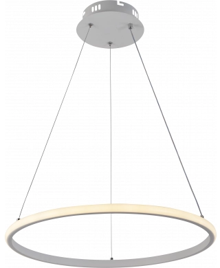 30W LED pakabinamas šviestuvas, 50cm, baltas, 3000K-6000K, dimeriuojamas